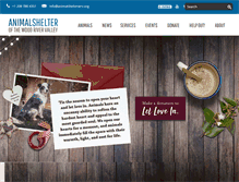 Tablet Screenshot of animalshelterwrv.org